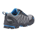 Blue-Grey - Side - Cotswold Childrens-Kids Little Dean Lace Up Hiking Waterproof Trainer