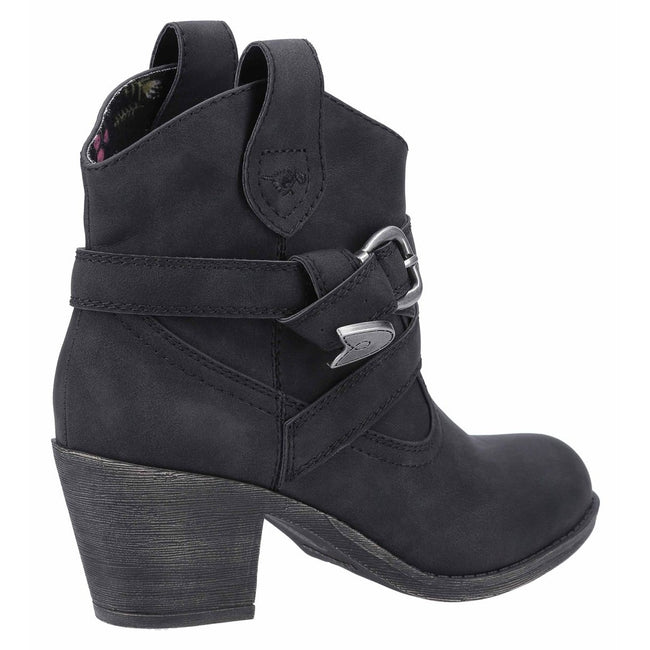 Black - Back - Rocket Dog Womens-Ladies Satire Ankle Boots