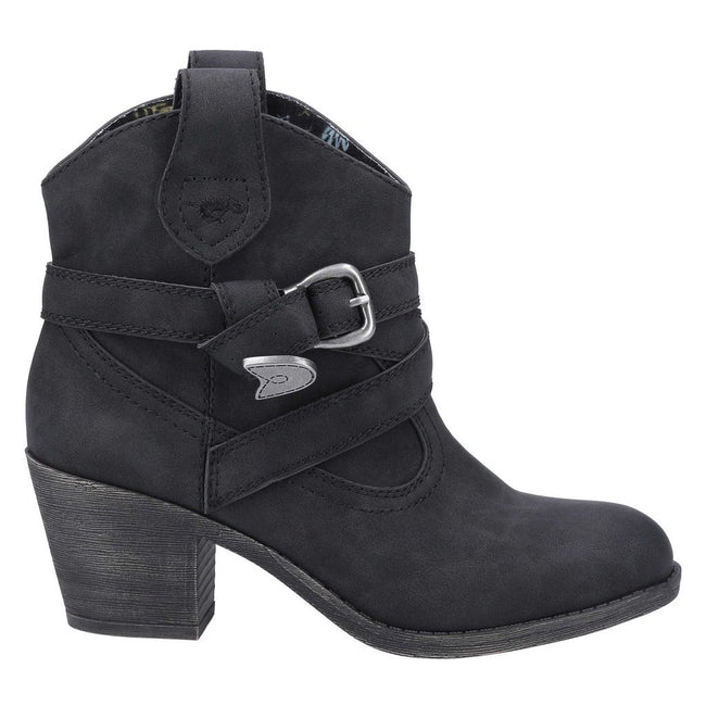 Black - Side - Rocket Dog Womens-Ladies Satire Ankle Boots
