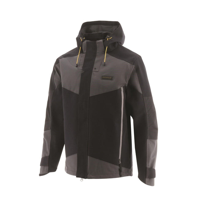 Black - Front - Caterpillar Mens Triton Workwear Jacket