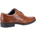 Tan - Side - Hush Puppies Mens Brandon Leather Shoes