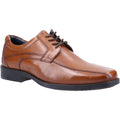 Tan - Front - Hush Puppies Mens Brandon Leather Shoes