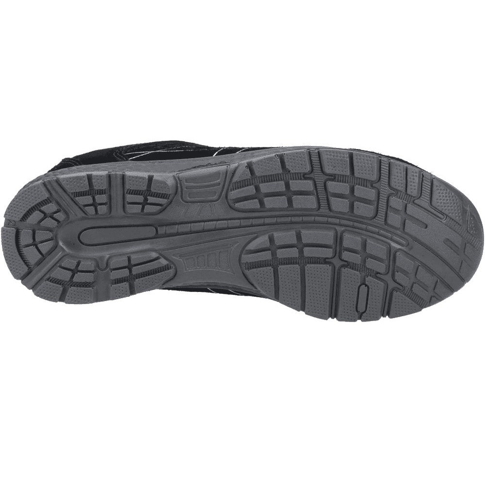 Black - Lifestyle - Centek Mens Suede Safety Shoes