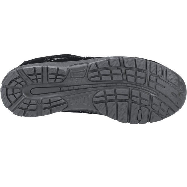 Black - Lifestyle - Centek Mens Suede Safety Shoes