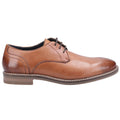 Tan - Back - Hush Puppies Mens Brayden Leather Shoes