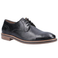 Black - Front - Hush Puppies Mens Brayden Leather Shoes
