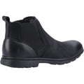 Black - Close up - Hush Puppies Mens Tyrone Nappa Leather Boots