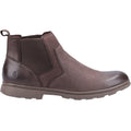 Brown - Back - Hush Puppies Mens Tyrone Nappa Leather Boots