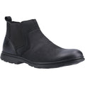 Black - Front - Hush Puppies Mens Tyrone Nappa Leather Boots