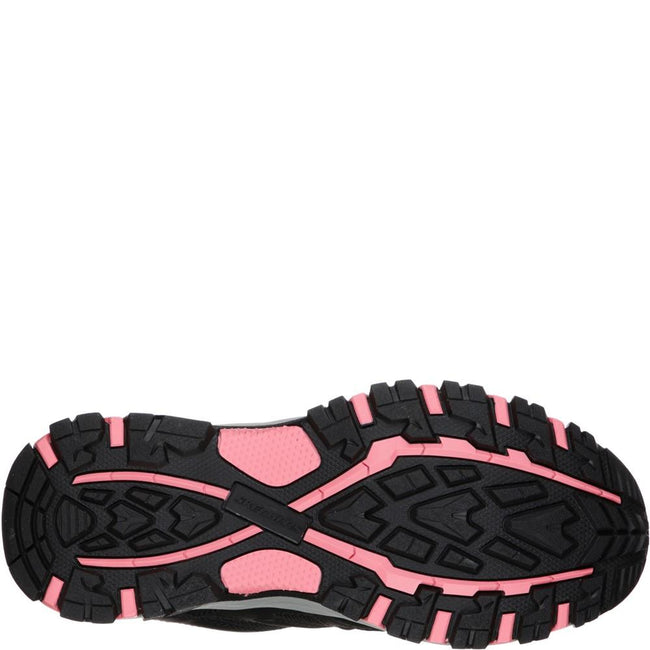 Black-Charcoal - Lifestyle - Skechers Womens-Ladies Selmen West Highland Leather Hiking Shoes