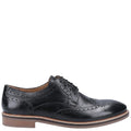 Black - Back - Hush Puppies Mens Bryson Leather Shoes