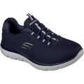 Navy - Front - Skechers Mens Summits Trainers