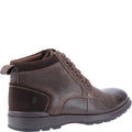 Brown - Side - Hush Puppies Mens Dean Leather Boots