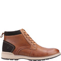 Tan - Back - Hush Puppies Mens Dean Leather Boots