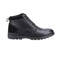 Black - Back - Hush Puppies Mens Dean Leather Boots