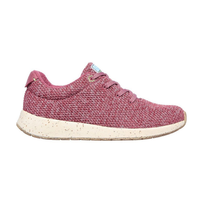 Raspberry - Back - Skechers Womens-Ladies Bobs Earth Trainers