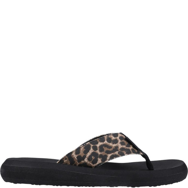 Black-Brown - Back - Rocket Dog Womens-Ladies Spotlight Tampa Flip Flops