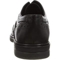 Black - Side - Hush Puppies Mens Santiago Leather Brogues
