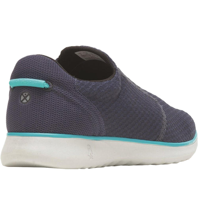 Navy - Side - Hush Puppies Mens Good Shoes