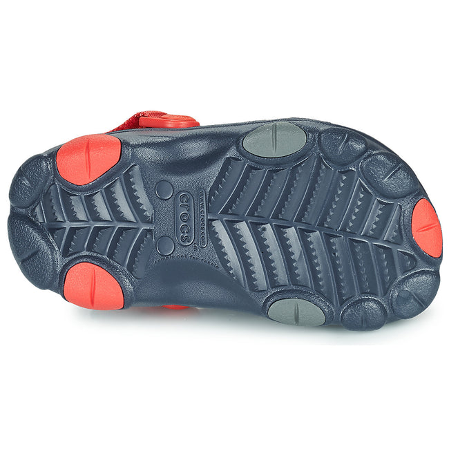 Navy - Close up - Crocs Childrens-Kids Classic All-Terrain Clogs