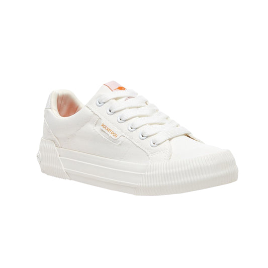 White - Front - Rocket Dog Womens-Ladies Cheery Trainers