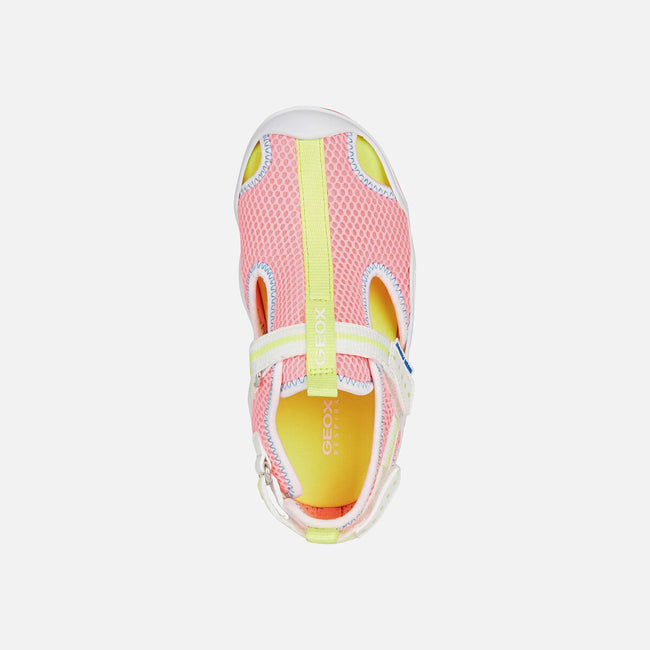 Light Pink-White - Lifestyle - Geox Girls Wader Sandals