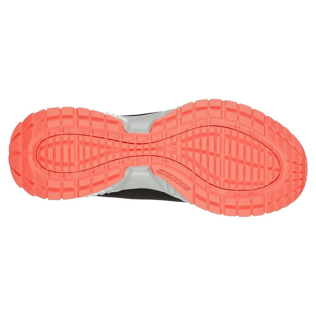 Black-Light Red - Pack Shot - Skechers Mens Street Flex Eliminator Trainers