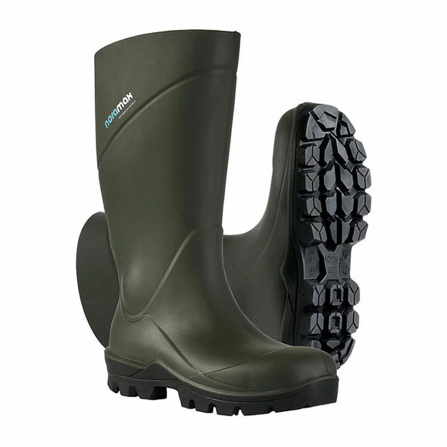 Green - Pack Shot - Nora Max Unisex Adult Agri O4 Professional PU Boots