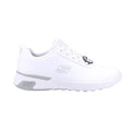 White - Back - Skechers Womens-Ladies Marsing Gmina Slip Resistant Leather Trainers