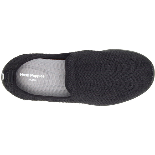 Black - Back - Hush Puppies Womens-Ladies Good Shoes