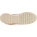 Peach - Pack Shot - Geox Womens-Ladies Tabelya Leather Trainers