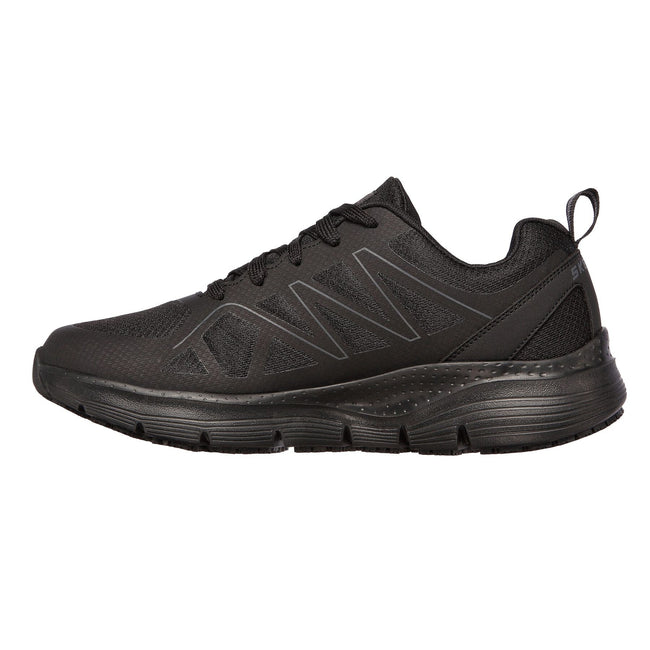 Black - Side - Skechers Mens SR Axtell Safety Shoes