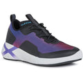 Violet-Black - Front - Geox Childrens-Kids Playkix Shoes