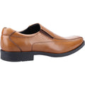 Tan - Side - Hush Puppies Mens Brody Leather Shoes
