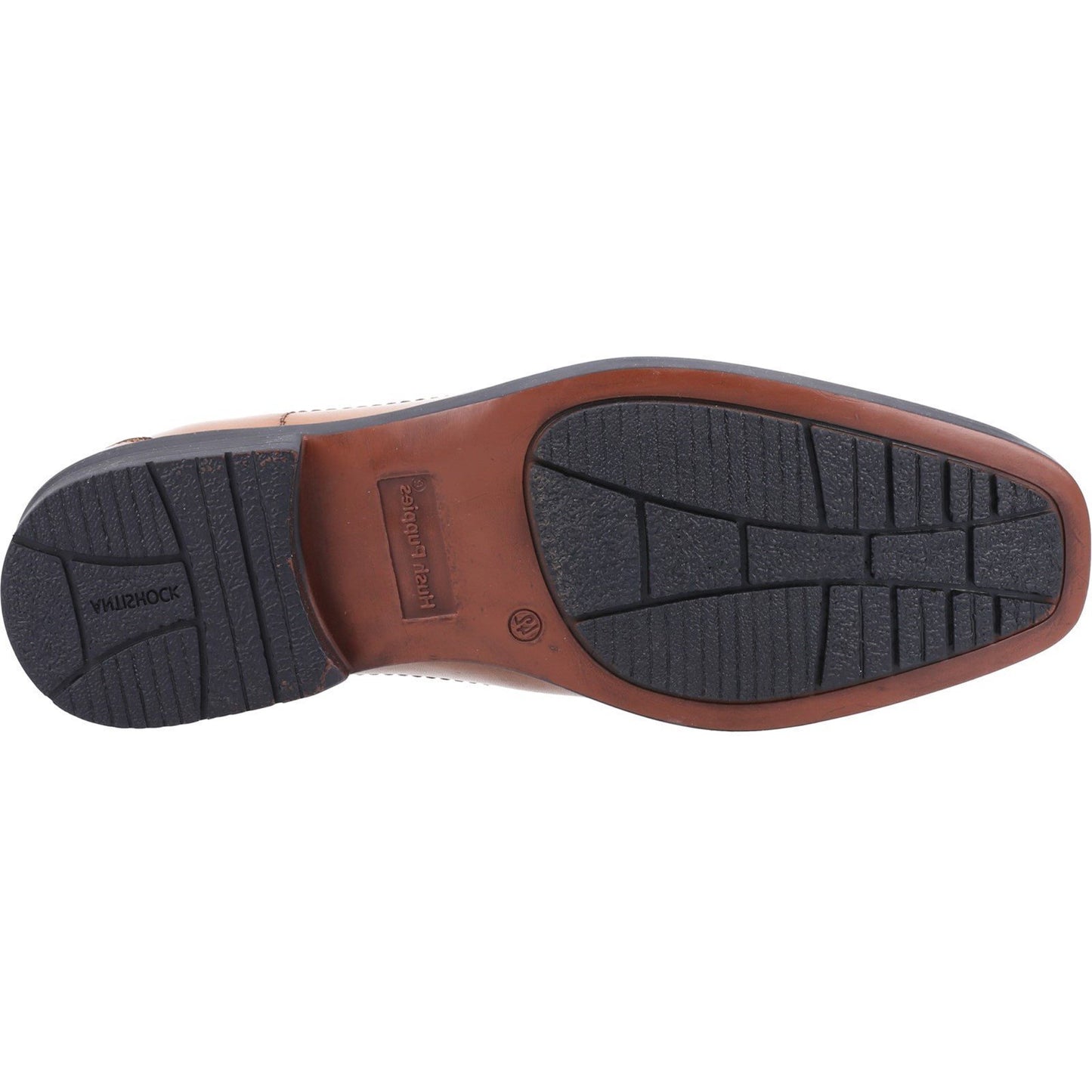 Tan - Lifestyle - Hush Puppies Mens Brody Leather Shoes