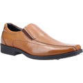 Tan - Front - Hush Puppies Mens Brody Leather Shoes