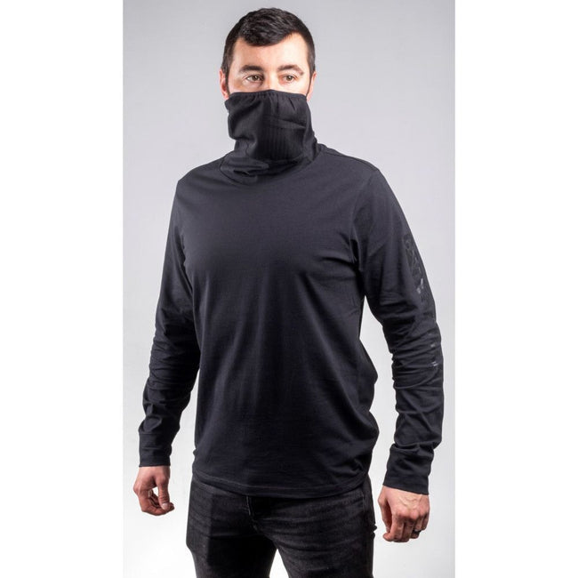 Black - Back - Caterpillar Mens Gaiter T-Shirt