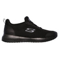 Black - Back - Skechers Womens-Ladies Squad SR Wide Shoes