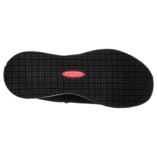 Black - Pack Shot - Skechers Womens-Ladies Squad SR Wide Shoes