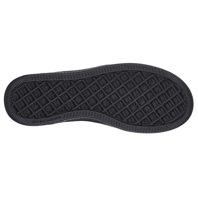 Black - Pack Shot - Skechers Boys Court 92 Sport School Shoes