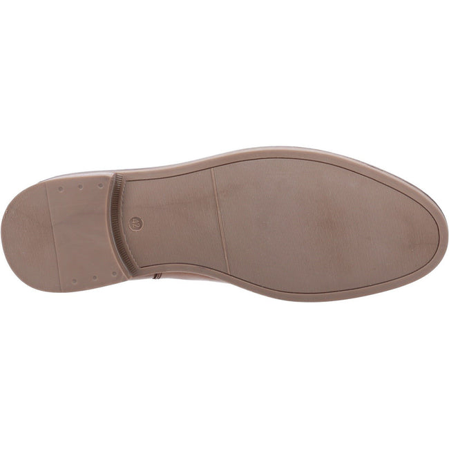 Tan - Side - Hush Puppies Mens Blake Leather Chelsea Boots