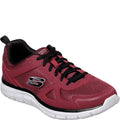 Burgundy-Black - Front - Skechers Mens Track Scloric Trainers