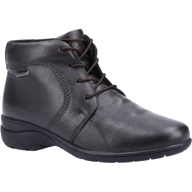 Brown - Front - Cotswold Womens-Ladies Bibury 2 Leather Ankle Boots