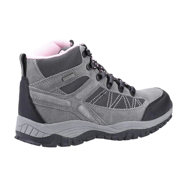 Grey - Side - Cotswold Womens-Ladies Maisemore Suede Hiking Boots