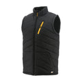 Black - Front - Caterpillar Unisex Adult Essentials Quilted Body Warmer