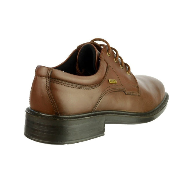 Brown - Side - Cotswold Mens Sudeley 2 Grain Leather Shoes