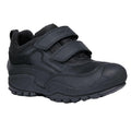 Black - Front - Geox Boys New Savage Abx Leather Trainers
