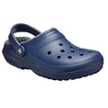 Navy-Charcoal - Front - Crocs Mens Classic Lined Clogs