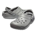 Slate Grey - Back - Crocs Mens Classic Lined Clogs