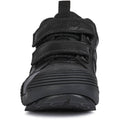 Black - Back - Geox Childrens-Kids J Savage A Leather School Shoes